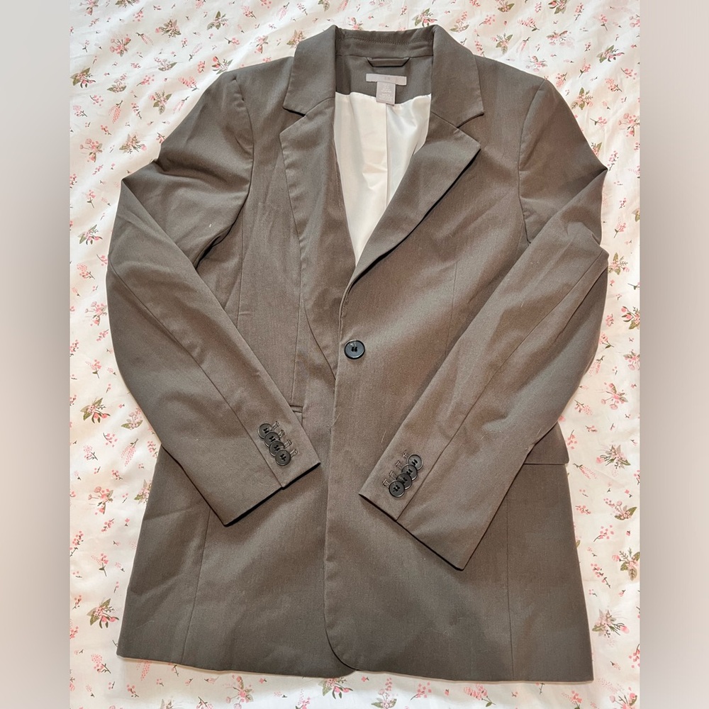 H&M Dark Green Fitted Balzer
